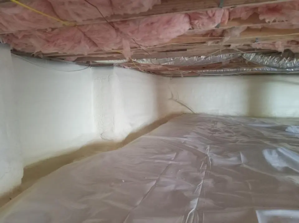 Crawl space encapsulation with closed-cell spray foam for Roof Waterproofing in Salem Lakes
